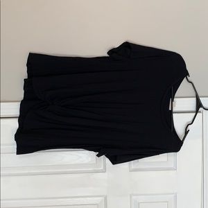 Style & Co black used knot top